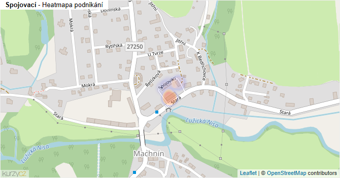 Spojovací - mapa podnikání