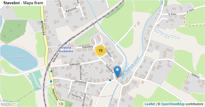 Stavební - mapa firem