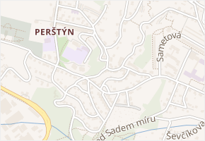 Stinná v obci Liberec - mapa ulice