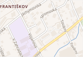 Stromovka v obci Liberec - mapa ulice