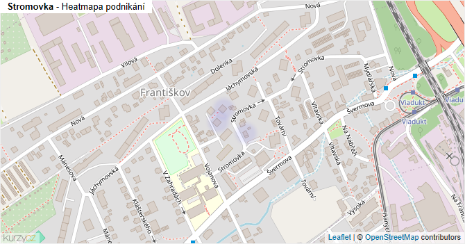 Stromovka - mapa podnikání
