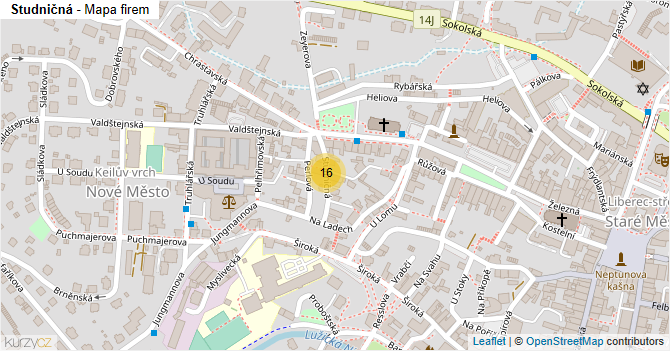 Studničná - mapa firem