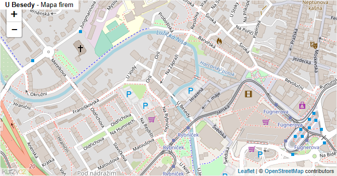 U Besedy - mapa firem