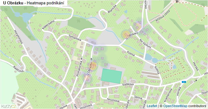 U Obrázku - mapa podnikání