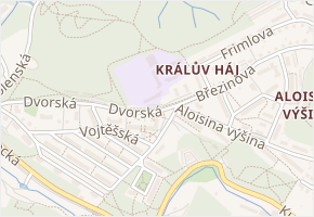 U Přehrady v obci Liberec - mapa ulice