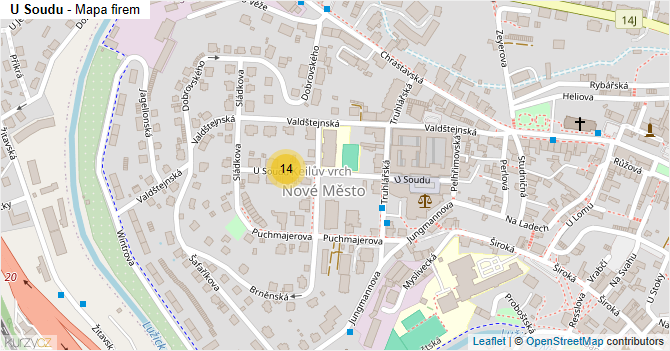 U Soudu - mapa firem
