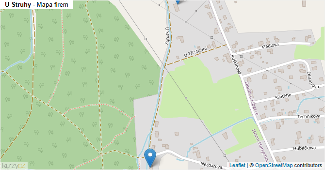 U Struhy - mapa firem
