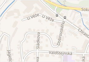 U Věže v obci Liberec - mapa ulice