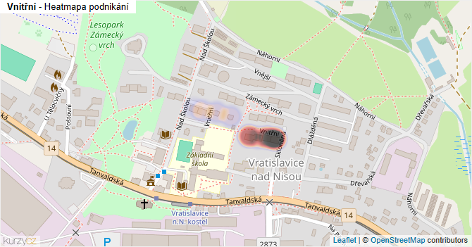 Vnitřní - mapa podnikání