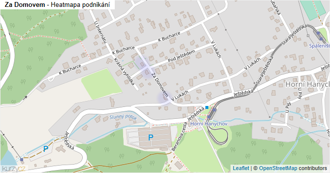 Za Domovem - mapa podnikání