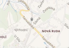 Zvonková v obci Liberec - mapa ulice