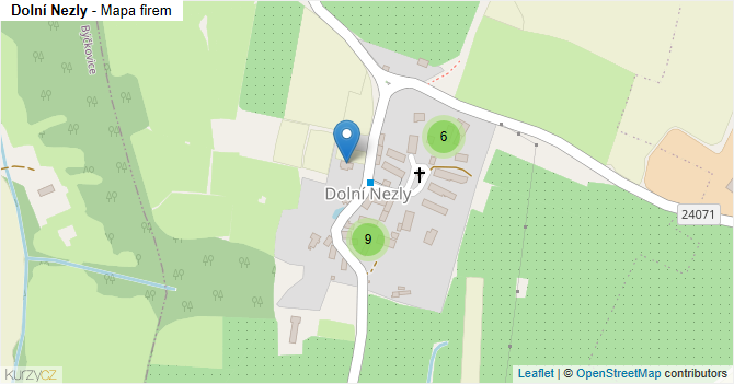 Dolní Nezly - mapa firem