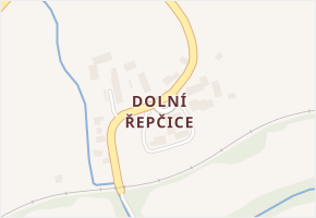 Dolní Řepčice v obci Liběšice - mapa části obce
