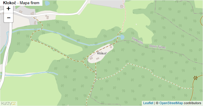 Klokoč - mapa firem