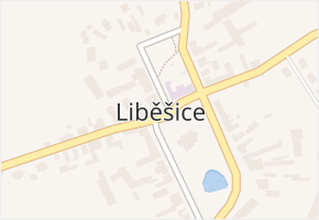 Liběšice v obci Liběšice - mapa části obce