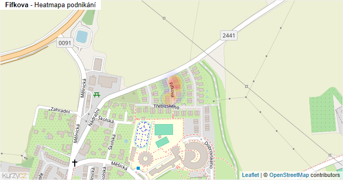 Fifkova - mapa podnikání