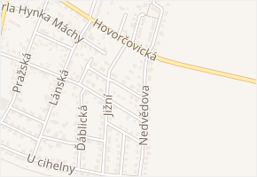 Jaroslava Haška v obci Líbeznice - mapa ulice