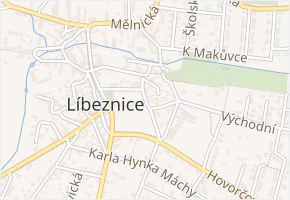 Martinova v obci Líbeznice - mapa ulice