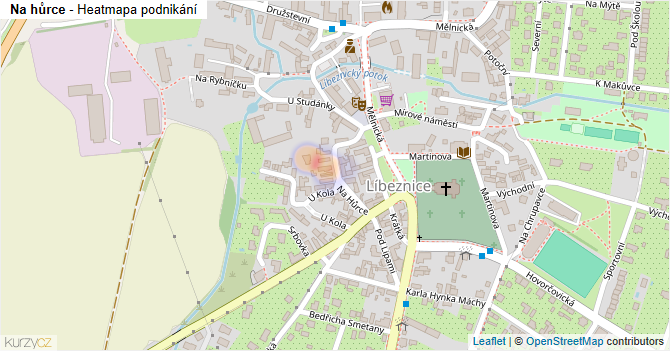 Na hůrce - mapa podnikání