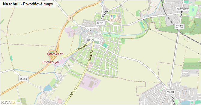 Na tabuli - záplavové mapy stoleté vody