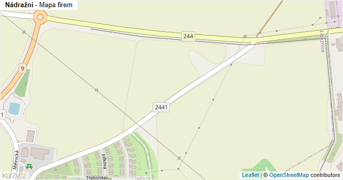 Nádražní - mapa firem