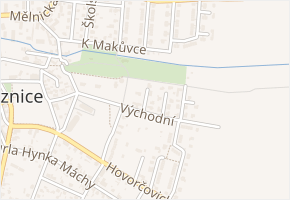 Vnitřní v obci Líbeznice - mapa ulice