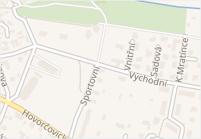 Východní v obci Líbeznice - mapa ulice