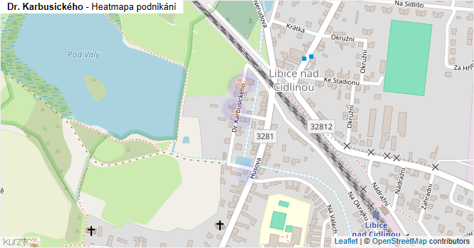 Dr. Karbusického - mapa podnikání