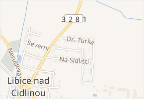 Hellichova v obci Libice nad Cidlinou - mapa ulice