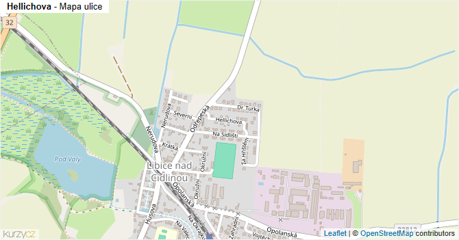 Hellichova - mapa ulice