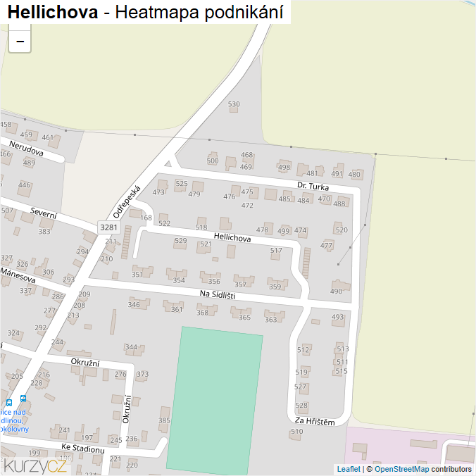 Mapa Hellichova - Firmy v ulici.