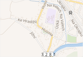 Husova v obci Libice nad Cidlinou - mapa ulice