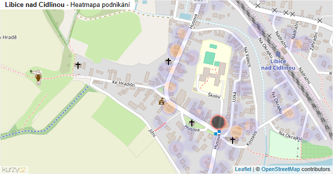 Libice nad Cidlinou - mapa podnikání