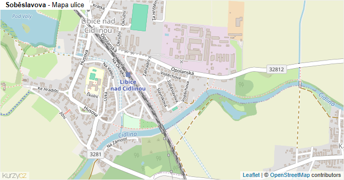 Soběslavova - mapa ulice