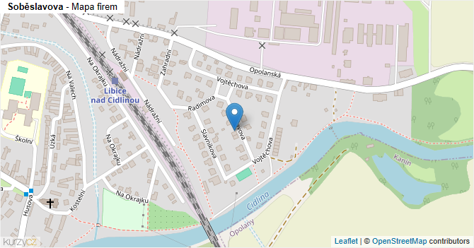 Soběslavova - mapa firem