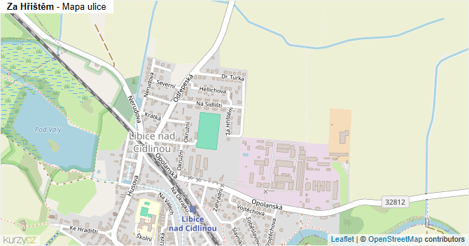 Za Hřištěm - mapa ulice
