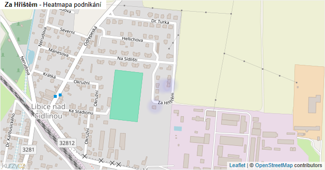 Za Hřištěm - mapa podnikání