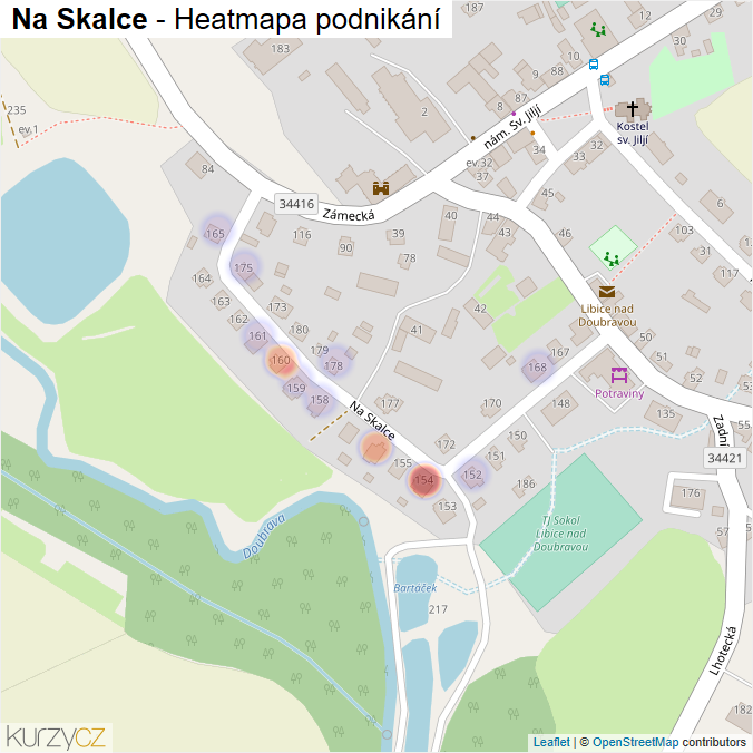 Mapa Na Skalce - Firmy v ulici.
