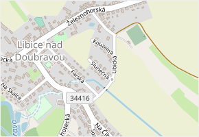 Slunečná v obci Libice nad Doubravou - mapa ulice