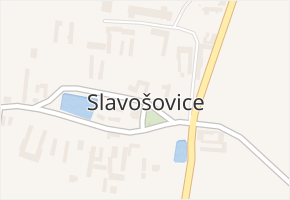 Slavošovice v obci Libín - mapa části obce