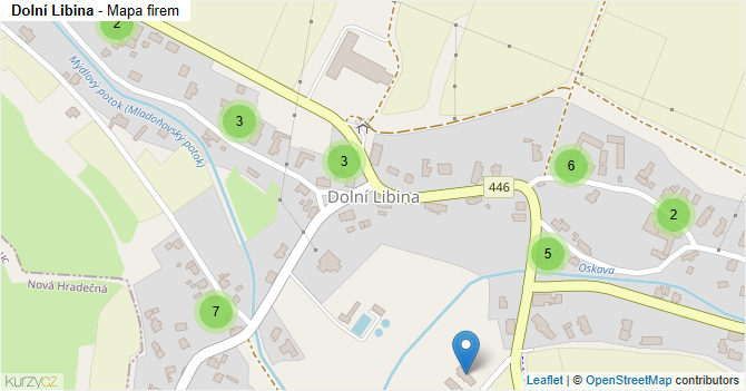 Dolní Libina - mapa firem