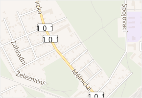 Dělnická v obci Libiš - mapa ulice