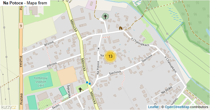 Na Potoce - mapa firem