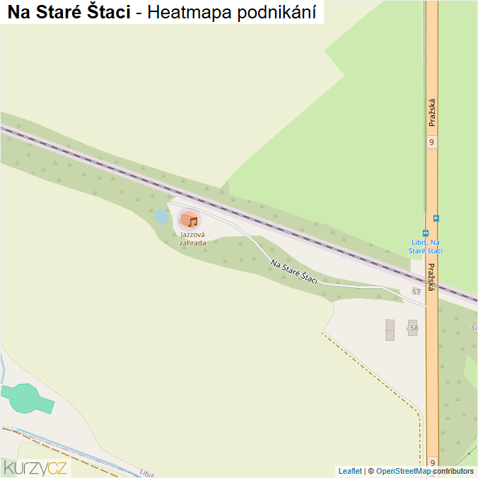 Mapa Na Staré Štaci - Firmy v ulici.