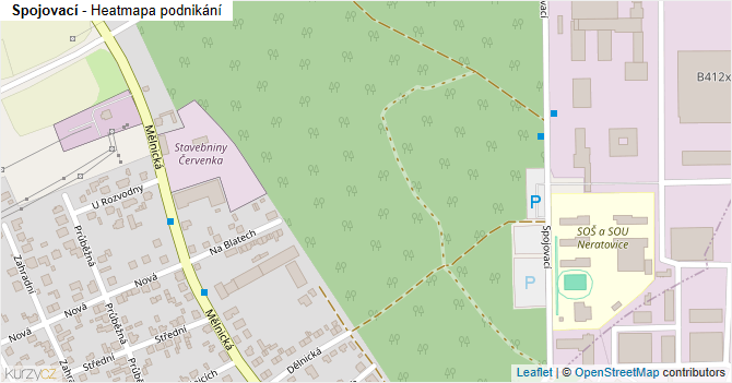 Spojovací - mapa podnikání