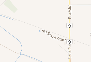 U Staré stanice v obci Libiš - mapa ulice