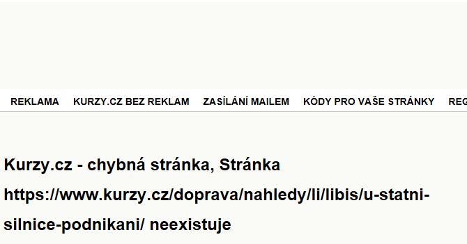 U Státní silnice - mapa podnikání