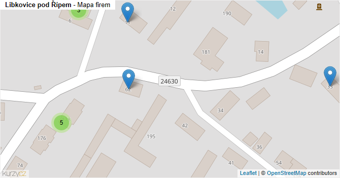 Libkovice pod Řípem - mapa firem