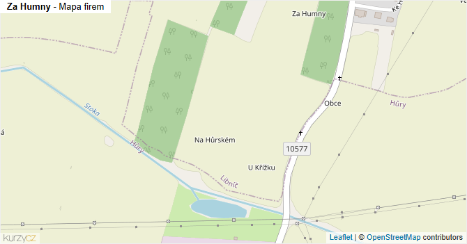 Za Humny - mapa firem