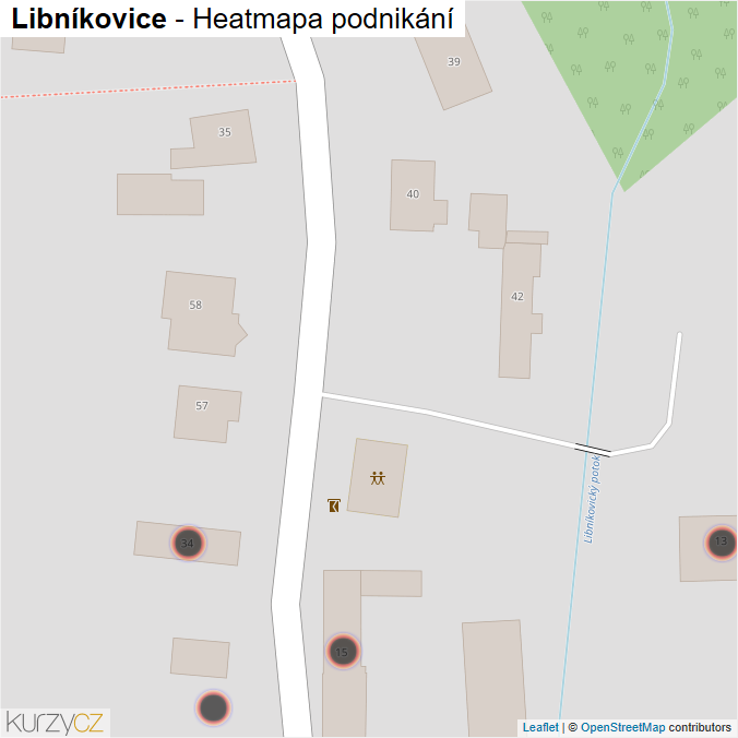 Mapa Libníkovice - Firmy v obci.